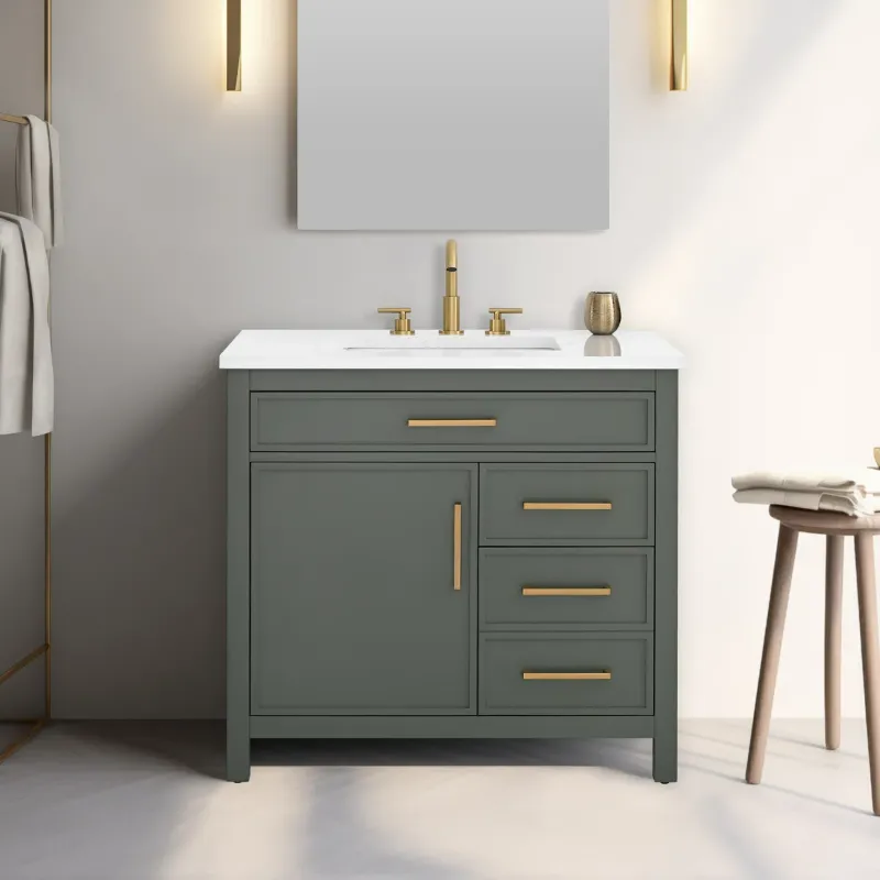 Photo 1 of Wenniah 36" Single Vanity Vintage Green