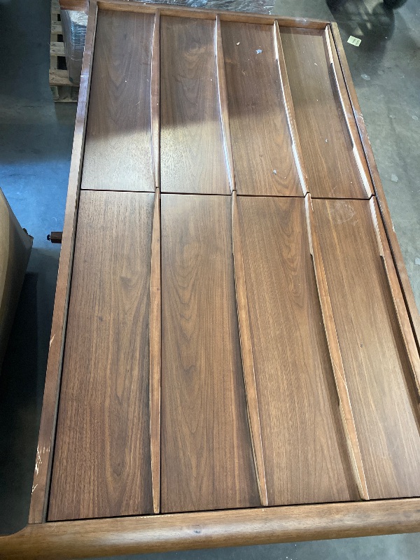 Photo 1 of Coaster Maderia 8-Drawer Rectangular Mid-Century Wood Dresser in Walnut