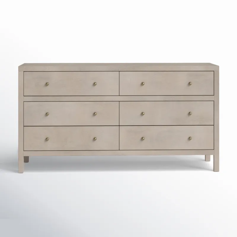 Photo 1 of Antique Taupe Celine 6-Drawer Dresser