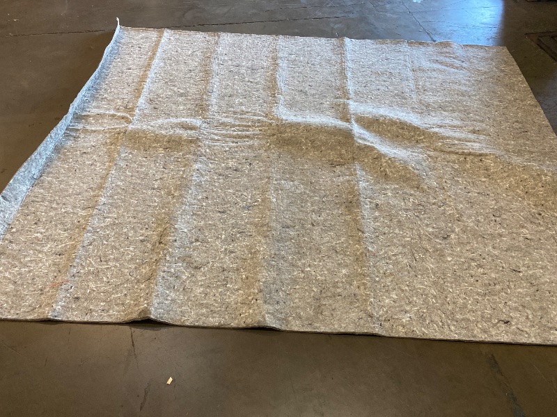Photo 1 of Home 8' x 10' Non Slip Rug Pad Gripper 1/4 Thick Dual Surface Felt + Rubber Gripper - Safe for All Floors, Brown