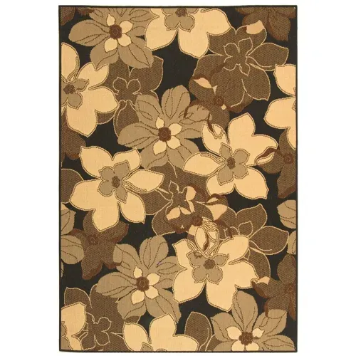 Photo 1 of 5'3" x 7'7" Brown/Beige Rhinebeck Performance Rug