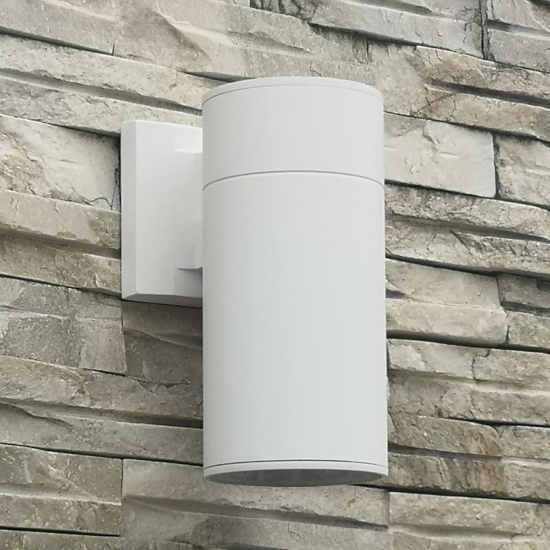 Photo 1 of 2CT. Outdoor Wall Lamp, Exterior Lighting Fixture - ETL Listed, Aluminum Waterproof Wall Mount Cylinder Design - Up/Down Light Fixture for Porch, Backyard or Patio