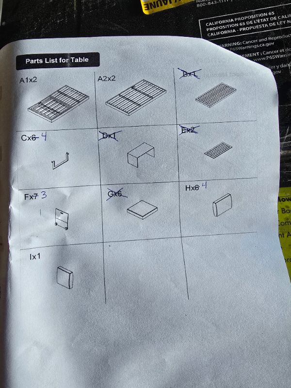 Photo 1 of **MISSING PARTS READ CLERK NOTES BEFORE BUYING** Partial Set - 6-Person Modular Outdoor Patio Set with Teak & Aluminum Frame, Waterproof Cushions & Adjustable Backrest – Includes Coffee Table, Fade-Resistant All-Weather Sectional Sofa for Garden, Poolside