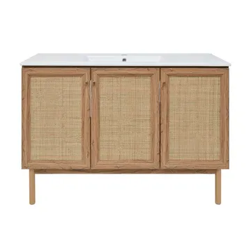 Photo 1 of Classe 48" Freestanding Bathroom Vanity in Golden Oak with Sink Top *Part Of Set*