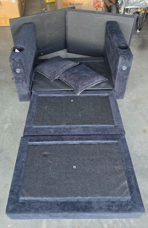 Photo 1 of Parts For Sofa Or Chair With 2 Ottoman Bases - 21 H x 5 W x 31 L : Arm Rests - .5 H x 34 W x 24 L : Seat Support - 6 H x 34 W x 22 L : Ottoman