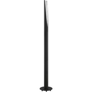 Photo 1 of Barbotto 53.86 inch 10.00 watt Black and Silver Floor Lamp Portable Light