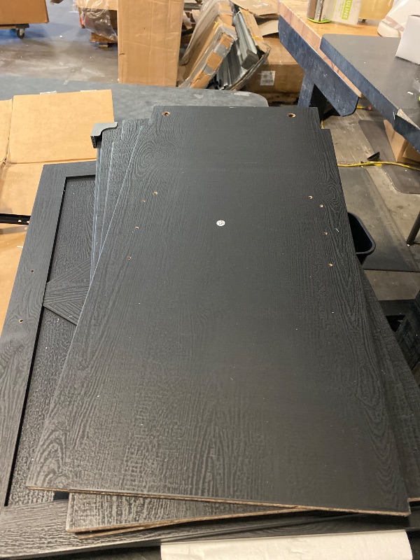 Photo 1 of 63.05" Bar Cabinet With Outlet, Wine Rack, Drawers And Hook