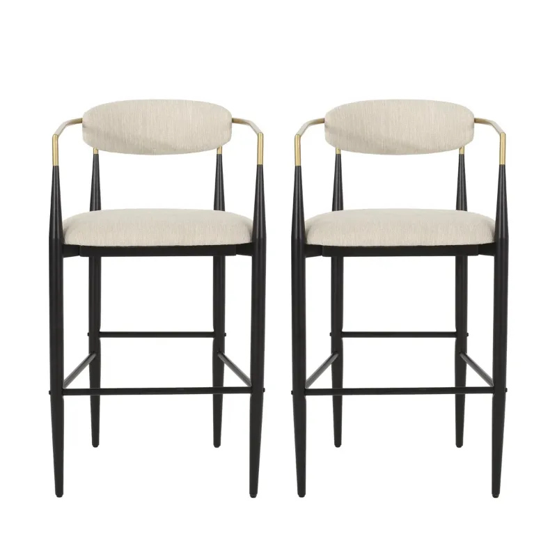 Photo 1 of Amen Upholstered Bar Stools (Set of 2)