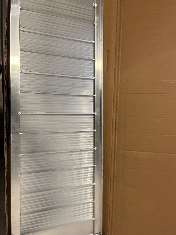 Photo 1 of 4FT Portable Wheelchair Ramp, Non-Slip Aluminum Folding Handicap Ramp, 800 LBS Capacity Door Threshold Ramps for Home Steps, Scooter Ramps for Car, Doorways, Curbs, Stairs, Cart, Wheel Chair Ramp Step