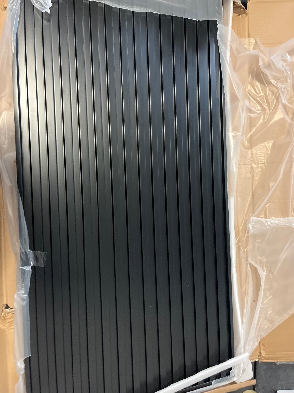 Photo 1 of 24 PCS Slat Design Ceiling Tiles, 2x4 Ft PVC Drop Ceiling Tiles for Interior Decor Waterproof Washable and Fire-Rated Ideal for Living Room Bedroom Office Commercial Spaces Cover 192 Sq. Ft
