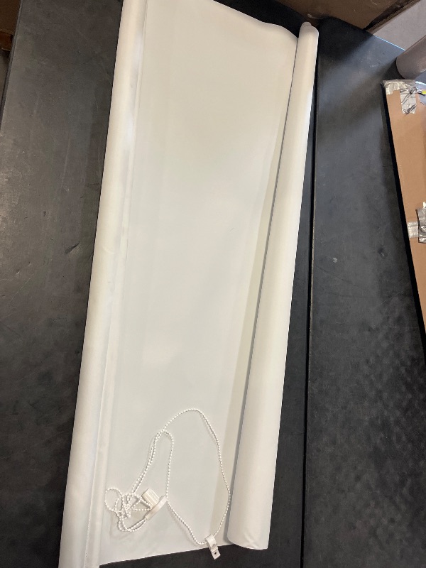 Photo 1 of Custom Light Filtering Roller Shades for Windows 10% Openness UV Protection Solar Shades Light Filtering Blinds Thermal Insulated Blinds Sheer Window Shades for Home Office Door,Off White