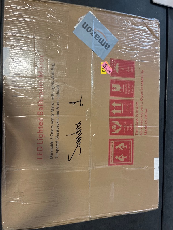 Photo 1 of 24"x 32" LED Mirror for Bathroom, Front and Backlit Controlled Separately LED Wall Vanity Mirror, LED Vanity Mirror with Lights, Stepless Dimmable, Anti Fog, Tempered Glass, Memory (UL ETL)