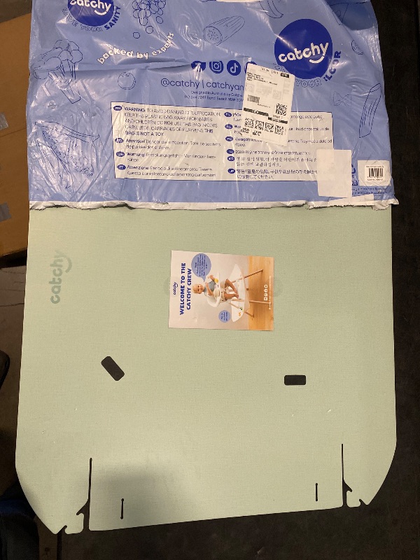 Photo 1 of CATCHY -Food Catcher-Compatible with Stokke Clikk High Chair +11 Other High Chairs-Highchair Sold Separately-Baby & Toddler Food & Mess Catcher-Premium Linen Inspired -Under High Chair Accessory