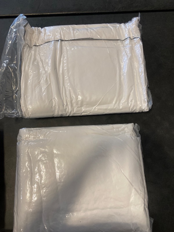 Photo 1 of Hotel Grand Softy-Around Feather Down Pillows Queen Size Set of 2 Packs White Strip 100% Cotton Fabric Bed Pillows for All Position Sleepers,28"x20"/2 Packs