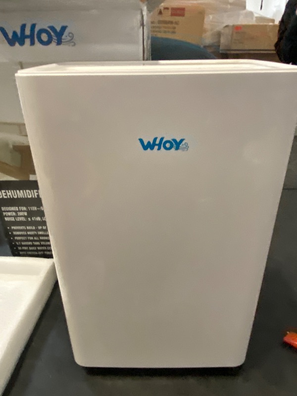 Photo 1 of Dehumidifier for Home, 2100 Sq. Ft., Max 55 Pints, 1.6L Tank, App-Controlled, With 4.9 ft Drain Hose,Child Lock, Smart Ideal for Bedrooms & Living Rooms