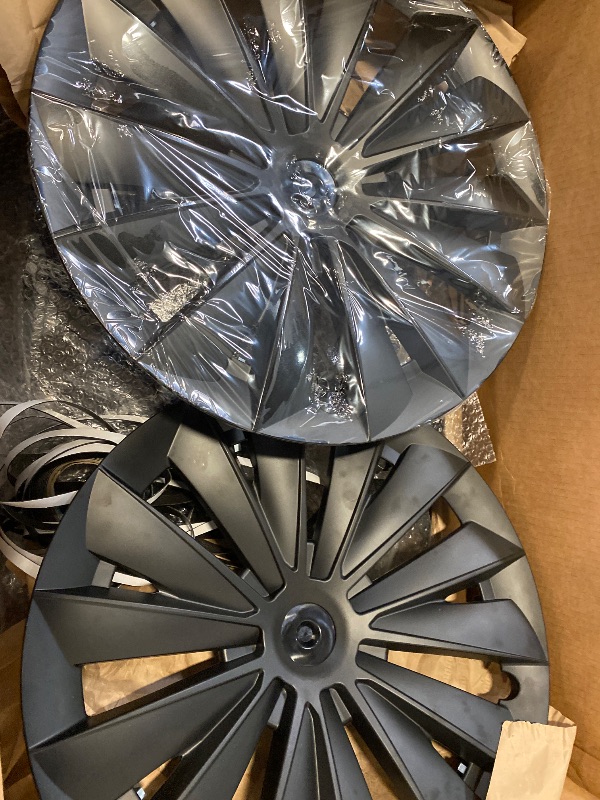 Photo 1 of Car Wheel Trims for Tesla Model Y 2021 2022 2023 2024 19 Inch, Set of 4 Hubcaps, Wheel Covers Hubcap, Wheel Rim Protector, Replacement Hub Caps, Car Accessories