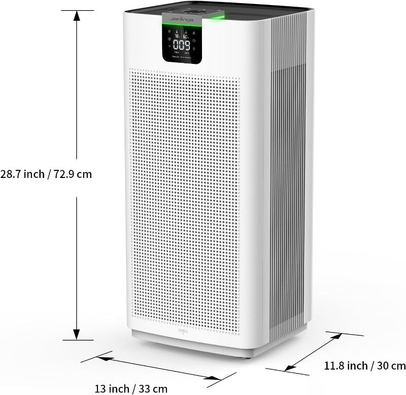 Photo 1 of Jafända Air Purifiers for Home Office 4575 ft², APP & Alexa, Ture HEPA 13 Activated Carbon Air Filter, Air Cleaner for Large Room Remove 99.97% Dust Pollen Smoke Pet Dander Allergies Mold Odors VOCs