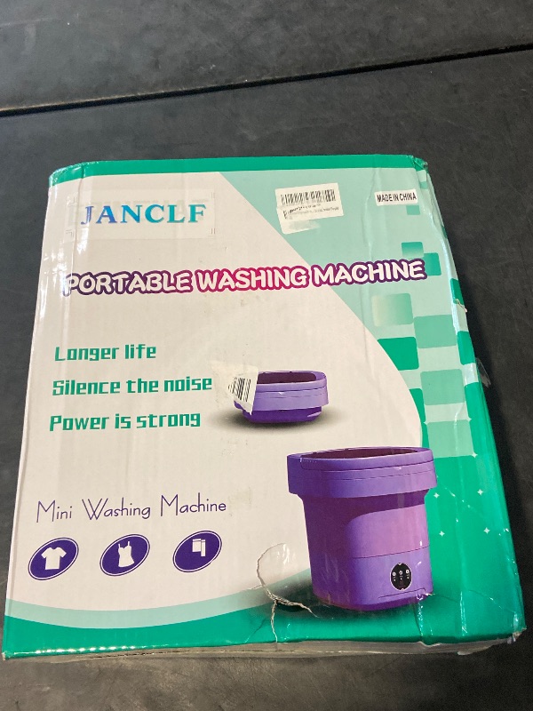 Photo 1 of Portable Washing Machine, Mini Washer,11L Upgraded Large Capacity Foldable Washer.Deep Cleaning of Underwear, Baby Clothes and Other Small Clothes.Suitable for Apartments, Dormitories, Hotels.(Purple)