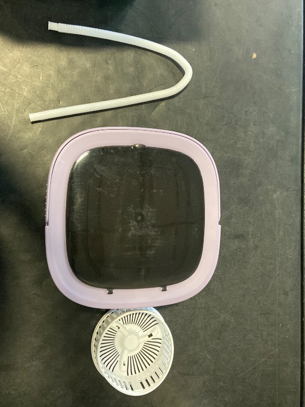 Photo 1 of Portable Washing Machine, Mini Washer,11L Upgraded Large Capacity Foldable Washer.Deep Cleaning of Underwear, Baby Clothes and Other Small Clothes.Suitable for Apartments, Dormitories, Hotels.(Purple)