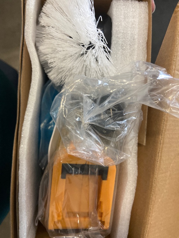 Photo 1 of Qimedo Electric Spin Scrubber Extra Large Brush Q3,6000 mAh Best Battery Power Scrubber for Cleaning,1200RPM Shower Cordless Cleaning Brush with 8 Brushes for Bath/Tub/Tile/Floor (Smart Display)