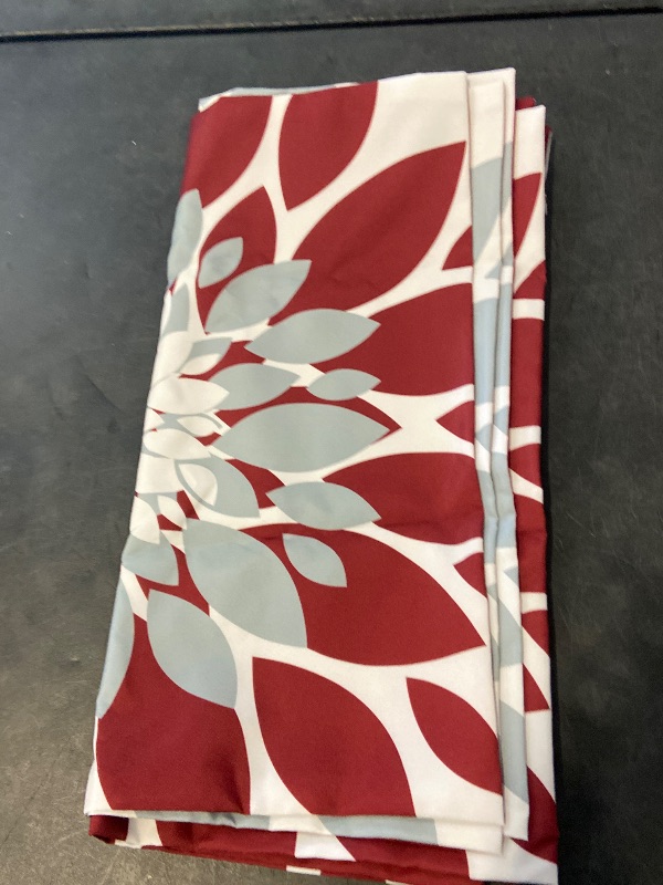 Photo 1 of Decorative Throw Pillow Covers Set of 2 Wine Red Pillow Covers 18x18 inch Throw Pillow Cases Linen Square Pillow Case,Farmhouse Outdoor Floral Flower Pillow Covers for Couch Sofa Living Room