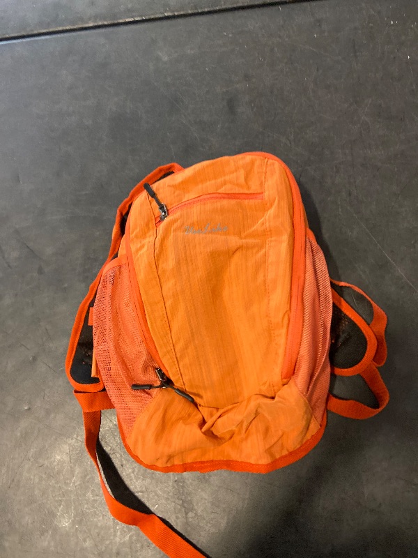 Photo 1 of 10L Small Hiking Backpack Travel Daypack Lightweight Packable Back Pack for Women Men(Orange)
