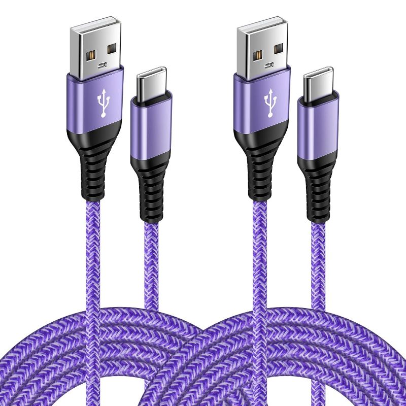 Photo 1 of S25 Ultra Samsung USB C Cable [2-Pack, 3FT] USB A to USB C Charger Cable Fast Charging Cord Type C Compatible with Galaxy S25+ FE S24 Ultra S23+ S23 A17 A36 A56 A15 5G A06,Pixel 10 Pro Fold XL 9 8a 7