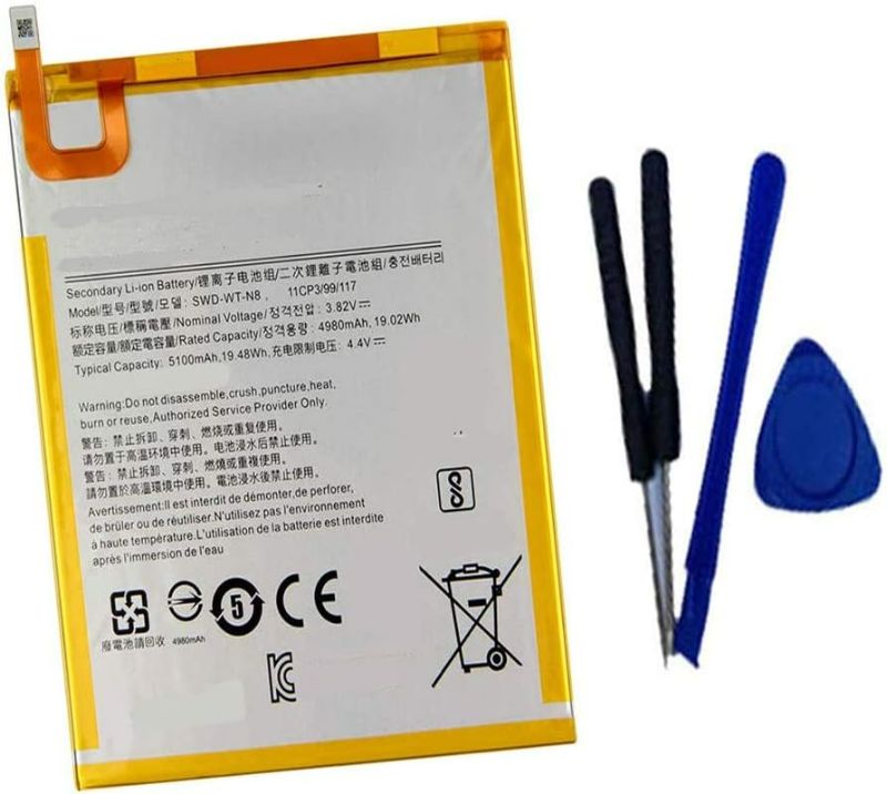 Photo 1 of Internal Replacement Battery Compatible with Sam-Sung Galaxy Tab A 8.0 2019 SM-T290 SM-T295 SM-T295N SWD-WT-N8