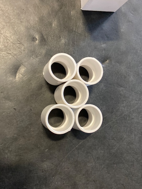 Photo 1 of XYWHPGV 5 Pcs 40mm Inner Dia Straight Pipe Connectors Adapter Fittings White(5b4f8 fe4fe 4464f bca96 d7bed 93730
