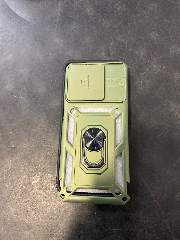 Photo 1 of for Moto G 5G 2025 Case with Slide Camera Cover HD Screen Protector [Military Grade 16ft. Drop Tested] Magnetic Ring Kickstand Protective Phone Case for Motorola Moto G 5G 2025, Olive Green