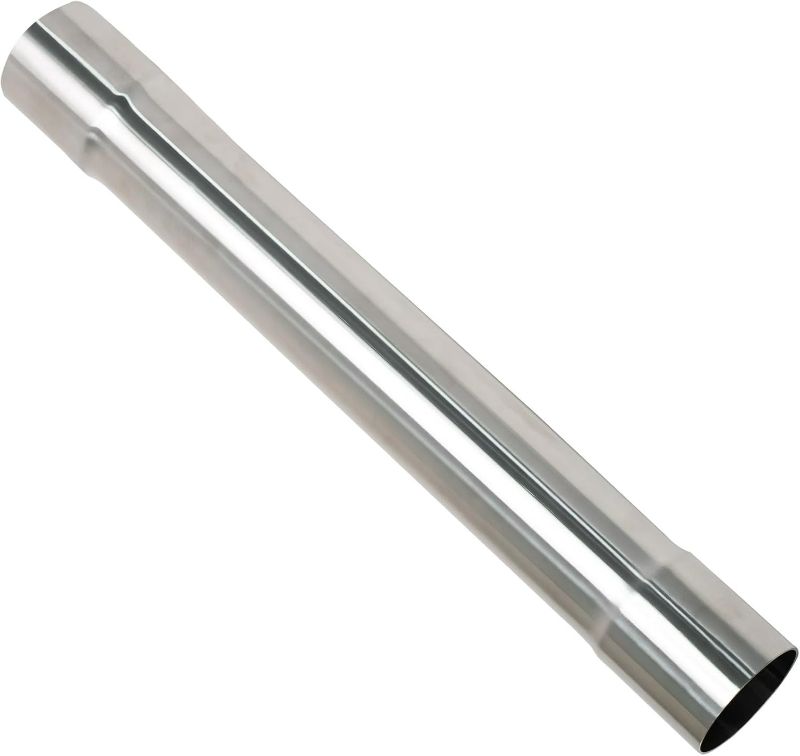 Photo 1 of 2.5 Inch Exhaust Pipe T304 Stainless Steel Exhaust Tubing,Tailpipe Inlet and Outlet 2 1/2"ID Length 17.3" Straight Exhaust, Universal Connector Adapter Tubo, Metal Tubing