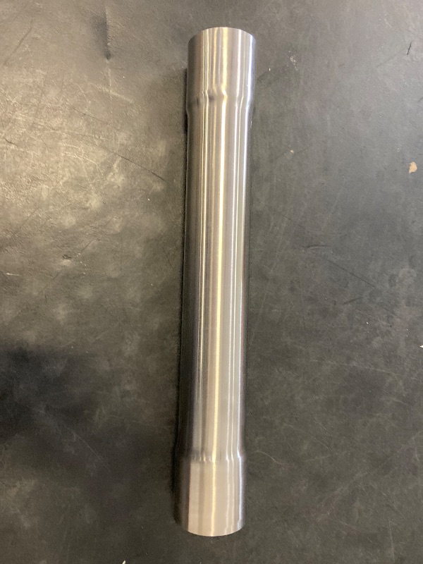 Photo 1 of 2.5 Inch Exhaust Pipe T304 Stainless Steel Exhaust Tubing,Tailpipe Inlet and Outlet 2 1/2"ID Length 17.3" Straight Exhaust, Universal Connector Adapter Tubo, Metal Tubing