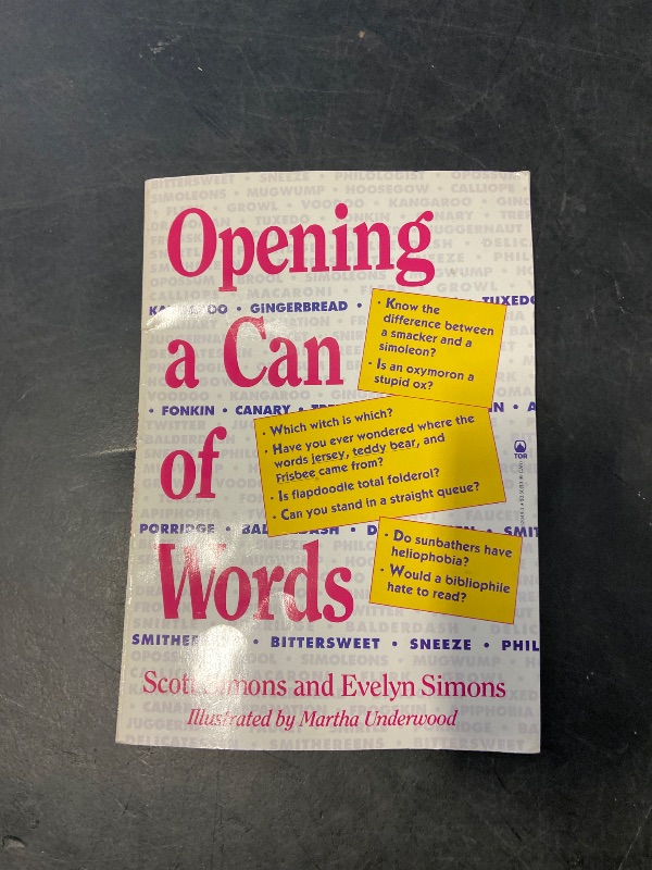 Photo 1 of Opening a Can of Words