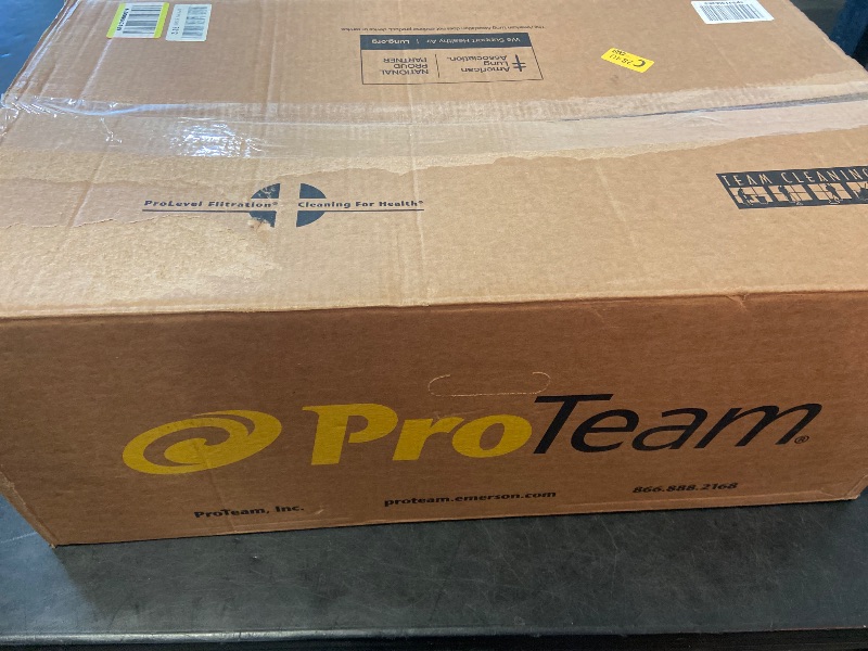 Photo 1 of ProTeam Super Coach Pro 10 Backpack Vacuum Commercial with Telescoping Wand Tool Kit, 10 Quart, Corded, 107303