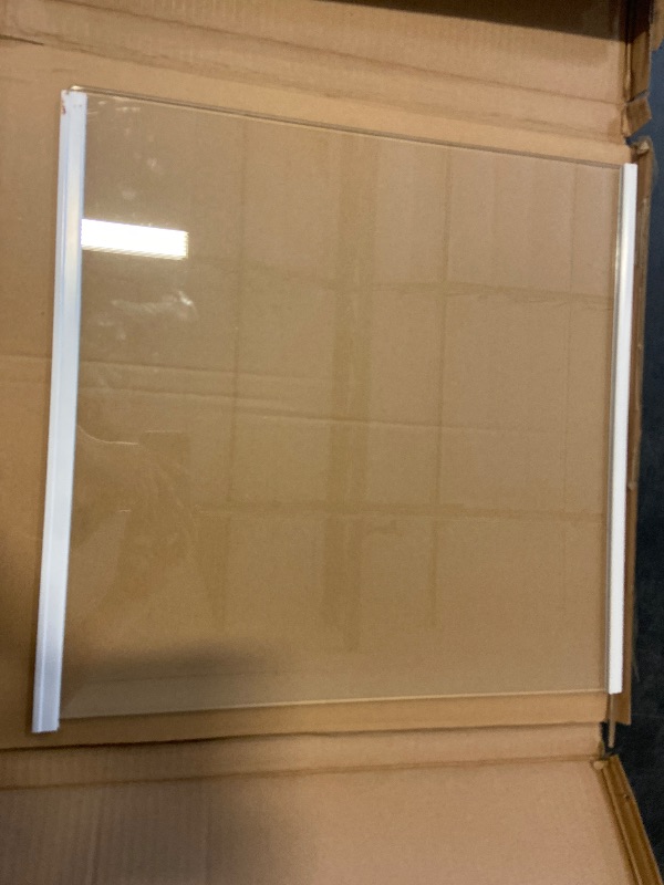 Photo 1 of UPGRADED DA97-20647A Refrigerator Glass Shelf Replacement Compatible with Samsung Fridge Glass Shelf RS27T5200SR/AA, RS28A500ASR, RS27T5201SR/AA, RS27T5561SR/AA, RS27T5200SG Tempered Glass Upper Shelf