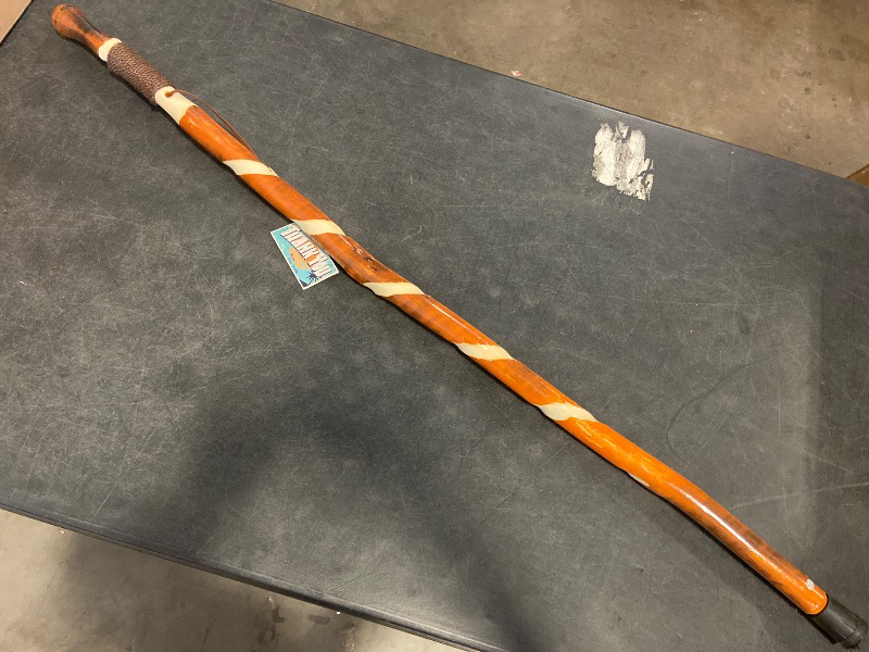 Photo 1 of Vive Wooden Walking Stick - Willow Cane for Seniors Hiking & Balance - Heavy Duty Carved Twisted Wood Sticks for Men & Women - Stylish Support Pole for Outdoor Trekking & Weight Bearing