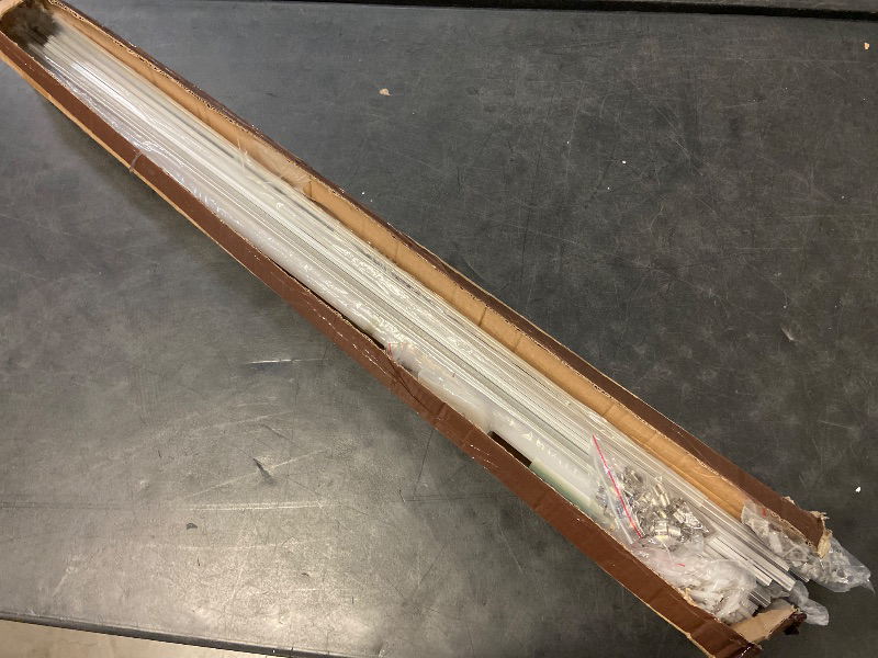 Photo 1 of hunhun 20-Pack 3.3ft/1Meter U Shape LED Aluminum Channel System with Milky Cover, End Caps and Mounting Clips, Aluminum Profile for LED Strip Light Installations, Very Easy Installation
