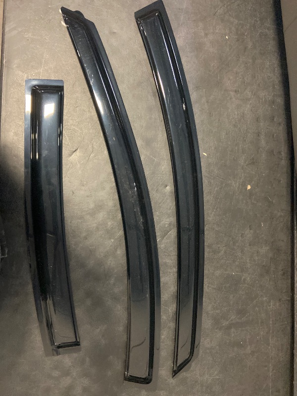 Photo 1 of Lightronic Extra Durable Outside-Mount Auto Vent Window Visor, Fits 2007-2012 Nissan Altima, UV Protection Rain Guard, Original Wind Deflector, No-Drill Easy Install, Dark Smoke, 4-Pcs