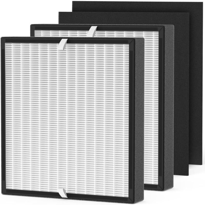 Photo 1 of 2-Pack BF35 Replacement Filter Compatible with BF35 for BreatheSmart Classic Purifier, 2×2-in-1 Filters + 2×Carbon Pre-Filters