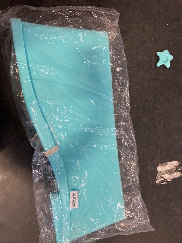 Photo 1 of G Ganen Plastic Foldable Bathtub for Shower Portable Ice Bath Tub Blue 30Inch