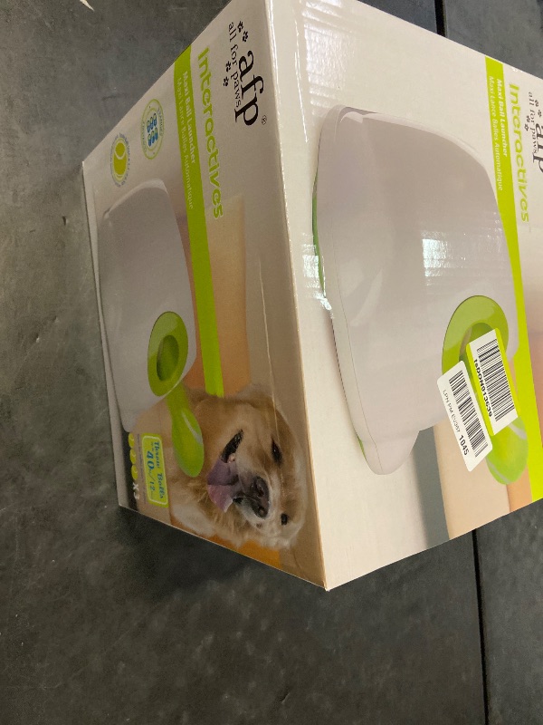 Photo 1 of ALL FOR PAWS Automatic Dog Ball Launcher for Medium to Large Dogs, Interactive Tennis Ball Thrower, Rechargeable Dog Toy Mental Stimulation Training Game for Energetic Dogs