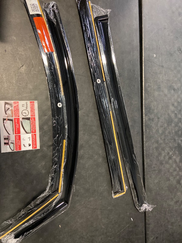 Photo 1 of CLIM ART in-Channel Incredibly Durable Rain Guards for Toyota Sienna 2011-2020, Original Window Deflectors, Vent Window Visors, Vent Deflector, 4 pcs. - 611025