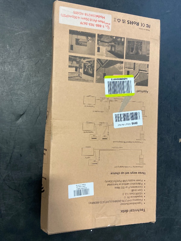 Photo 1 of 2025 TV Antenna,1200+ Miles Long Range TV Antenna, HD Digital TV Antenna Indoor with Signal Booster, Antenna for Smart TV and All Older TV's-Supports 4K 1080p -33ft Long Cables