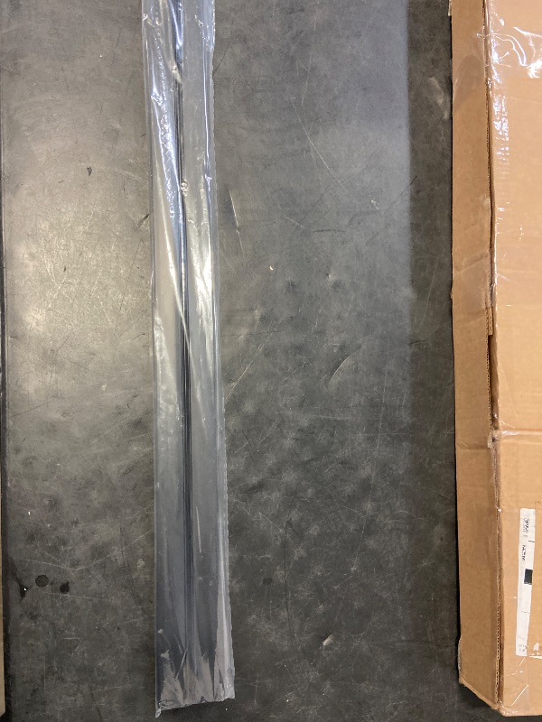 Photo 1 of Outwater Plastics Black 1" Styrene Plastic U-Channel/C-Channel 46 Inch Lengths (Pack of 2