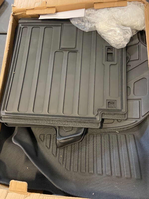 Photo 1 of 7 Seats Floor Mat Compatible with 2013-2020 Nissan Pathfinder Cargo Mat Floor Liner 14-20 Infiniti QX60 13 JX35 2nd Backrest Trunk Liner Replacement for 2013-2020 Nissan Pathfinder Accessories