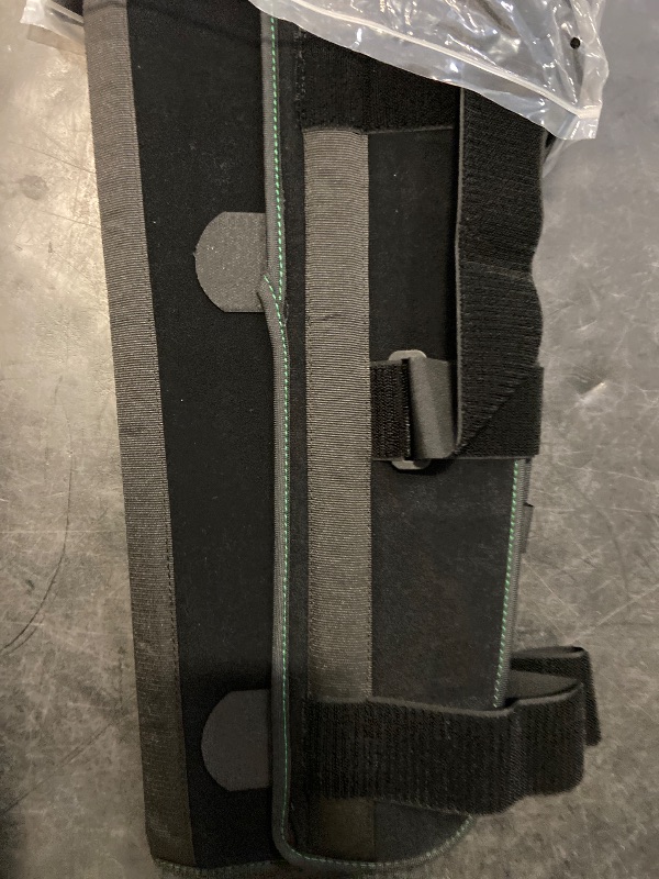 Photo 1 of 3-Panel Knee Immobilizer Full Leg Support Brace, Aluminum alloy Straight Knee Splint - for Knee Pre-and Postoperative & Injury or Surgery Recovery (Update Size L)