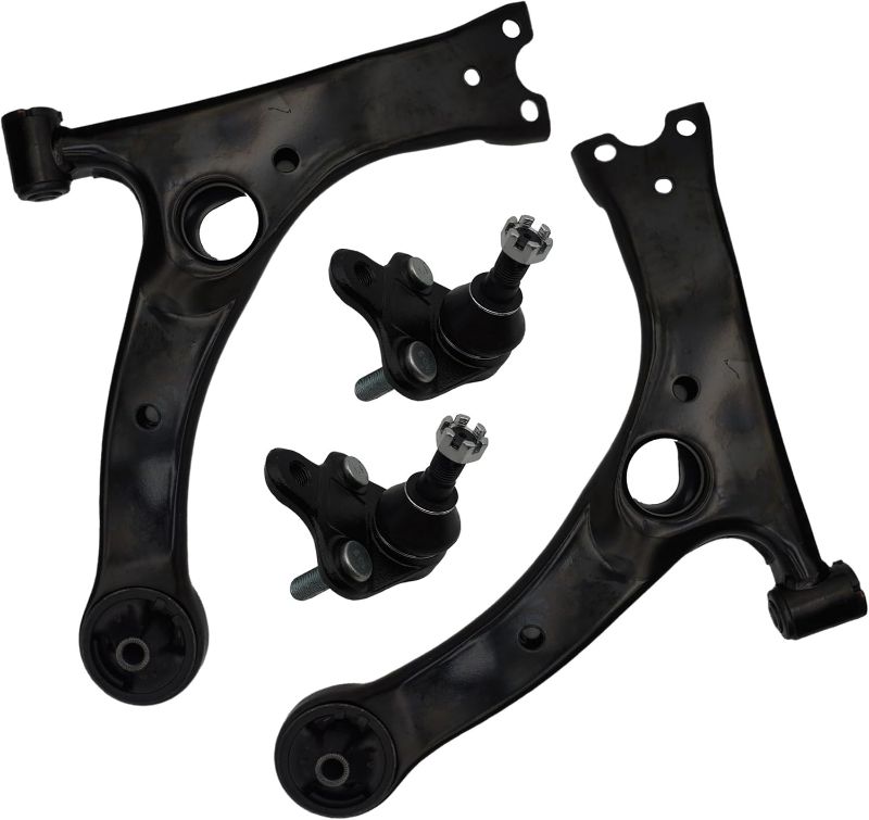 Photo 1 of Front Lower Left Right Control Arms with Ball Joints Suspension Kit for 2003-2008 Toyota Corolla and 2000-2005 Celica K640360 K640361 K90309(4pc).