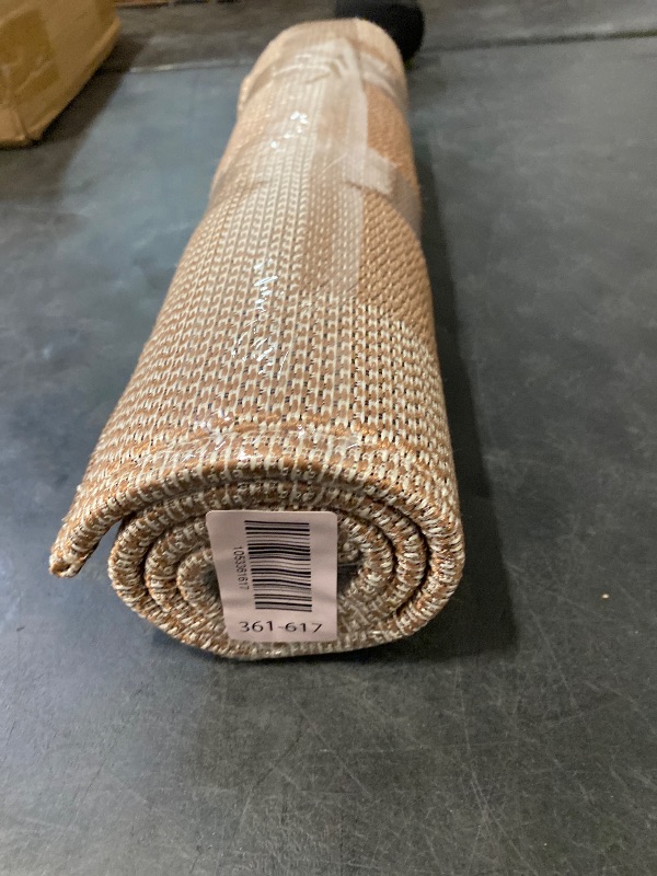 Photo 1 of Kitchen Mats for Floor, Super Absorbent Kitchen Rugs Non Slip Washable, Soft Linen Braided Kitchen Runner Rug, Standing Mat Kitchen Sink Mat, Easy to Clean, Brown 17x30