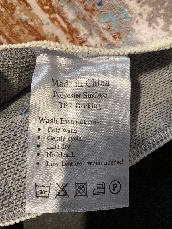 Photo 1 of 5 x 7 ft Area Rugs for Living Room, Colorful Modern Abstract Area Rug, Washable Kids Rugs for Playroom, Non Slip Soft Nursery Rug, Stain Resistant Large Carpet for Bedroom, Multi Color