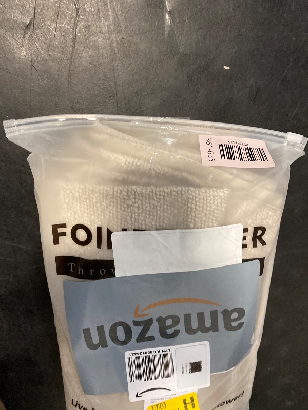 Photo 1 of Foindtower Set of 2, Decorative Textured Boucle Throw Pillow Covers Accent Solid Pillow Cases Neutral Cozy Couch Cushion Case for Chair Sofa Bedroom Living Room Home Decor 24 x 24 Inch Ivory Beige
